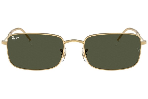 Okulary przeciwsłoneczne Ray-Ban RB3746 001/31 Prostokątne Złote