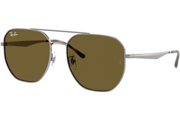 Okulary przeciwsłoneczne Ray-Ban RB3724D 004/73 Prostokątne Szare