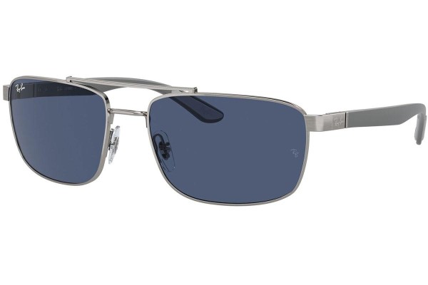 Okulary przeciwsłoneczne Ray-Ban RB3737 004/80 Prostokątne Szare