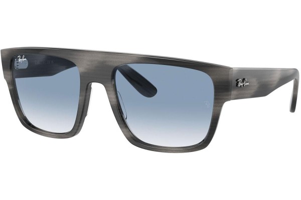 Okulary przeciwsłoneczne Ray-Ban Drifter RB0360S 14043F Kwadratowe Szare