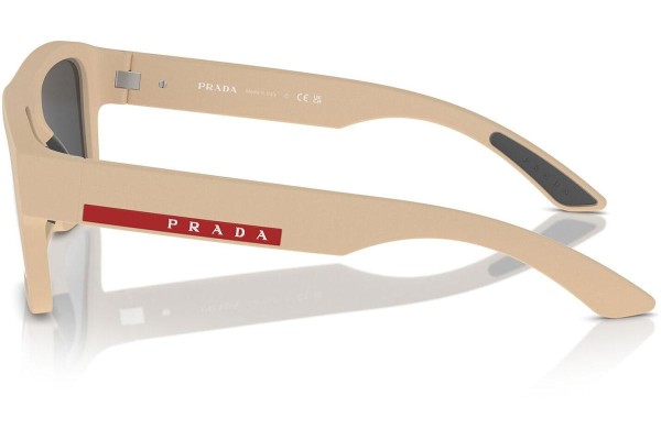 Okulary przeciwsłoneczne Prada Linea Rossa PS04ZS VHR07G Kwadratowe Beżowe