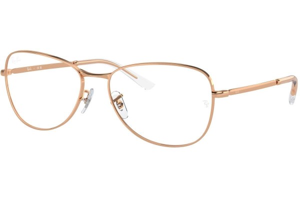 Okulary korekcyjne Ray-Ban RX3733V 3094 Pilotki (Aviator) Złote