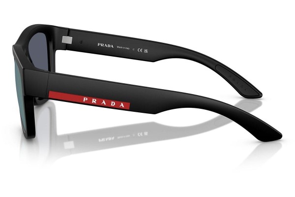 Okulary przeciwsłoneczne Prada Linea Rossa PS01ZS 1BO05U Kwadratowe Czarne