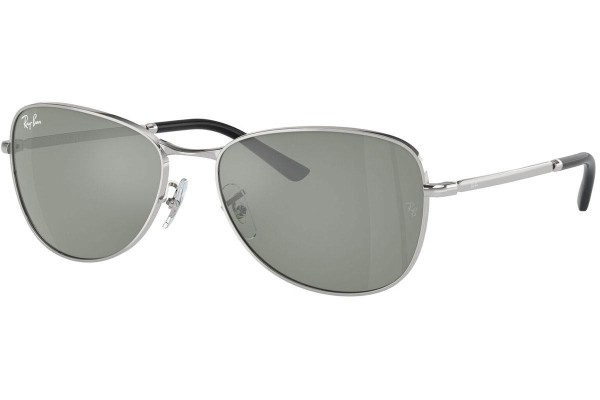 Okulary przeciwsłoneczne Ray-Ban RB3733 003/40 Pilotki (Aviator) Srebrne