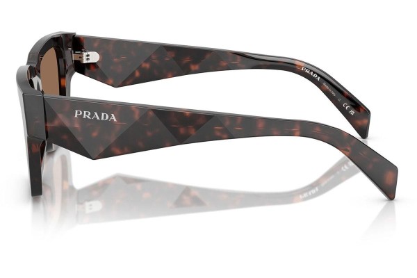 Okulary przeciwsłoneczne Prada PRA06S 17N06B Prostokątne Havana