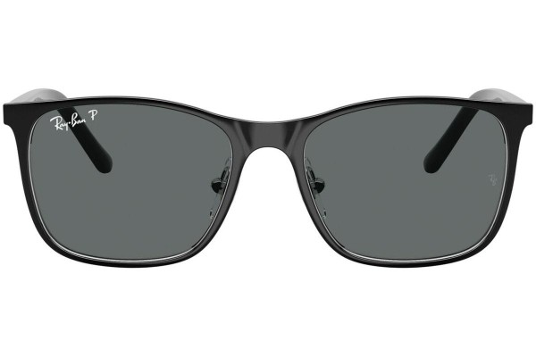 Okulary przeciwsłoneczne Ray-Ban Junior RJ9551S 295/81 Polarized Kwadratowe Czarne