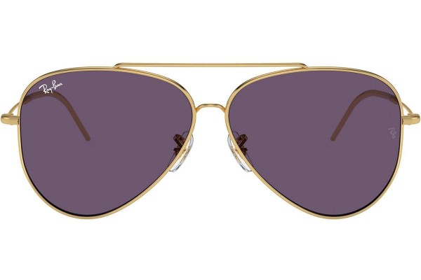 Okulary przeciwsłoneczne Ray-Ban Aviator Reverse RBR0101S 001/1A Pilotki (Aviator) Złote