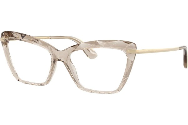 Okulary korekcyjne Dolce & Gabbana DG5025 3432 Kwadratowe Beżowe