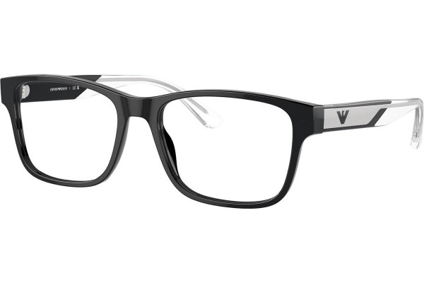 Okulary korekcyjne Emporio Armani EA3239 5017 Prostokątne Czarne