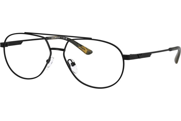 Okulary korekcyjne Emporio Armani EA1165 3001 Pilotki (Aviator) Czarne