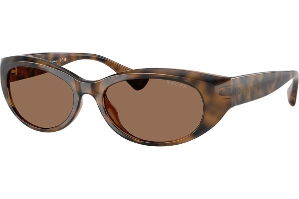 Okulary przeciwsłoneczne Ralph by Ralph Lauren RA5327U 614973 Owalne Havana