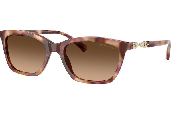 Okulary przeciwsłoneczne Emporio Armani EA4238 619674 Kwadratowe Havana