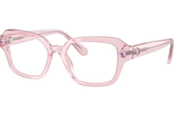 Okulary korekcyjne Swarovski SK2039 3001 Kwadratowe Różowe