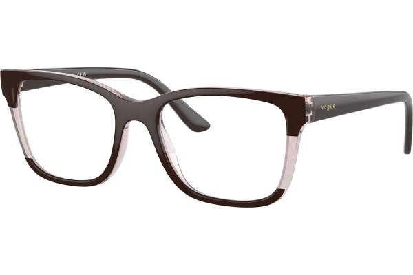 Okulary korekcyjne Vogue Eyewear VO5556 3136 Kwadratowe Brązowe