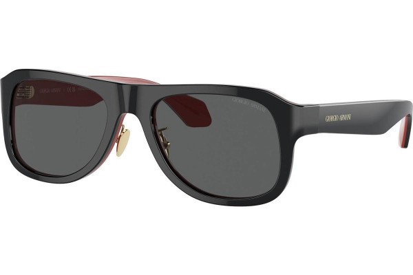 Okulary przeciwsłoneczne Giorgio Armani AR8209 6069B1 Kwadratowe Czarne