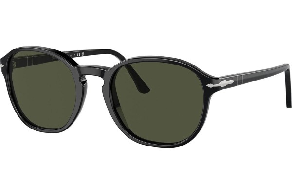 Okulary przeciwsłoneczne Persol PO3343S 95/31 Okrągłe Czarne