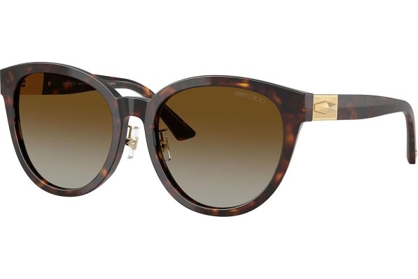 Okulary przeciwsłoneczne Jimmy Choo JC5032D 5002T5 Polarized Kocie oczy Havana