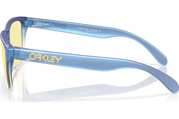 Okulary przeciwsłoneczne Oakley Frogskins XS OJ9006 900642 Kwadratowe Niebieskie