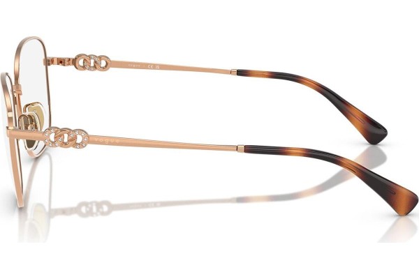 Okulary korekcyjne Vogue Eyewear VO4319B 5152 Kwadratowe Złote