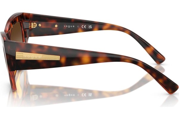 Okulary przeciwsłoneczne Vogue Eyewear VO5607S W65613 Kocie oczy Havana