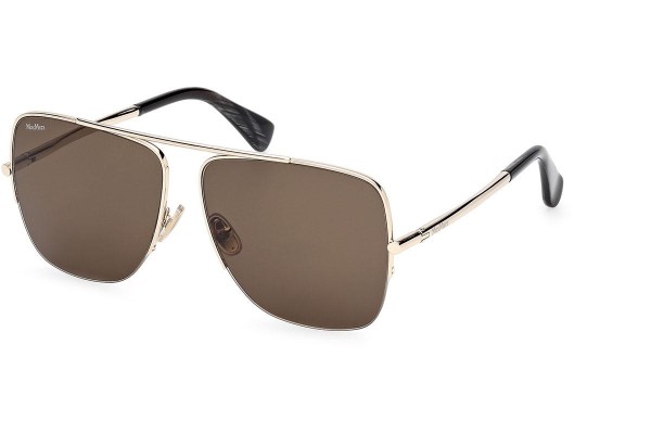 Okulary przeciwsłoneczne Max Mara MM0121 32N Pilotki (Aviator) Złote