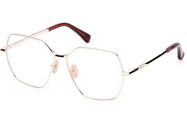 Okulary korekcyjne Max Mara MM5154 033 Kwadratowe Złote