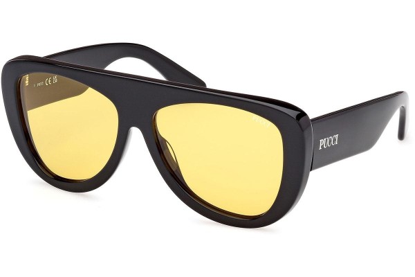 Okulary przeciwsłoneczne Emilio Pucci EP0231 01E Pilotki (Aviator) Czarne