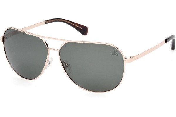 Okulary przeciwsłoneczne Timberland TB00029 32R Polarized Pilotki (Aviator) Złote