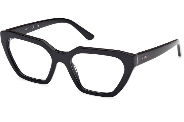 Okulary korekcyjne Guess GU50176 001 Kwadratowe Czarne