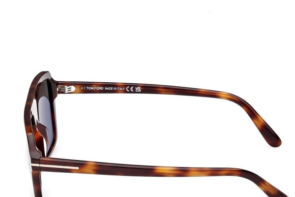 Okulary przeciwsłoneczne Tom Ford Vincent FT1176 53N Kwadratowe Havana