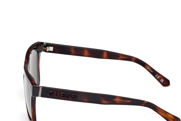 Okulary przeciwsłoneczne Guess GU00166 52N Kwadratowe Havana