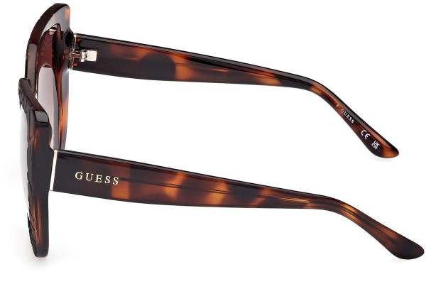 Okulary przeciwsłoneczne Guess GU00153 52F Kocie oczy Havana