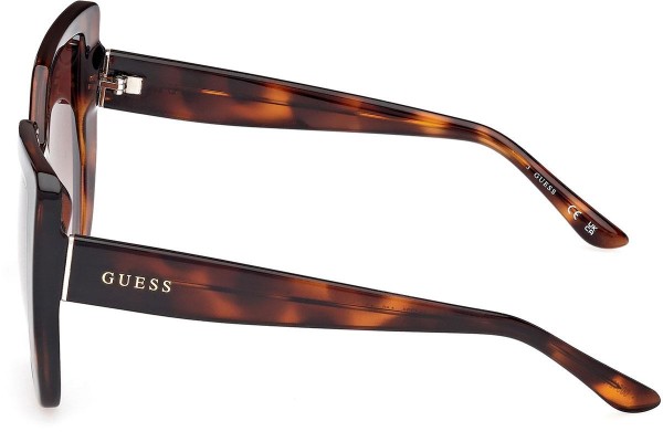 Okulary przeciwsłoneczne Guess GU00154 52F Kocie oczy Havana