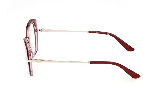 Okulary korekcyjne Guess GU50183 074 Kocie oczy Różowe