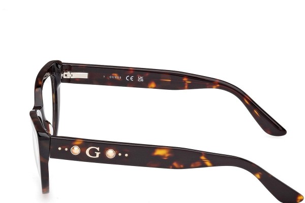 Okulary korekcyjne Guess GU50175 052 Kocie oczy Havana