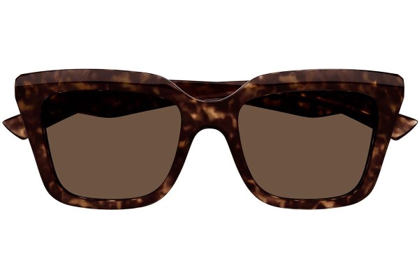 Okulary przeciwsłoneczne Alexander McQueen AM0473S 002 Kwadratowe Havana