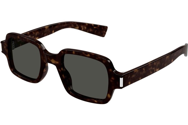 Okulary przeciwsłoneczne Saint Laurent SL720 002 Kwadratowe Havana