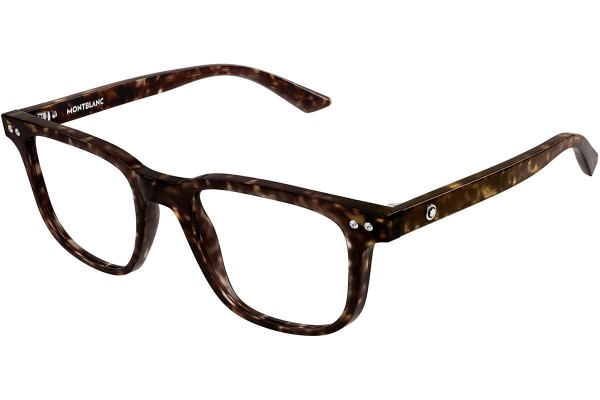 Okulary korekcyjne Mont Blanc MB0256O 010 Prostokątne Havana