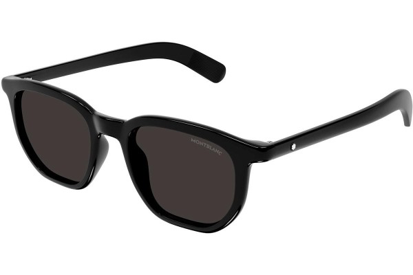 Okulary przeciwsłoneczne Mont Blanc MB0352S 001 Kwadratowe Czarne