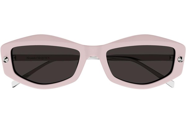 Okulary przeciwsłoneczne Alexander McQueen AM0482S 003 Prostokątne Różowe