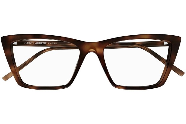 Okulary korekcyjne Saint Laurent SL737MICATHINOPT 003 Kocie oczy Havana