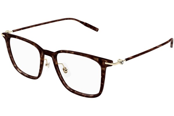 Okulary korekcyjne Mont Blanc MB0354O 002 Kwadratowe Havana