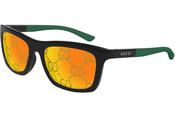 Okulary przeciwsłoneczne Gucci GG1735S 005 Kwadratowe Czarne