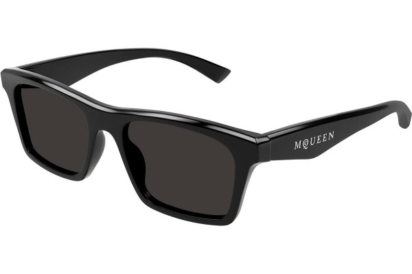 Okulary przeciwsłoneczne Alexander McQueen AM0472S 001 Kwadratowe Czarne