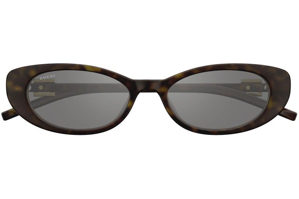 Okulary przeciwsłoneczne Gucci GG1680S 003 Owalne Havana