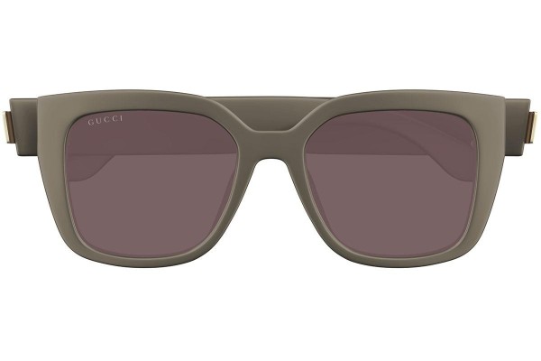 Okulary przeciwsłoneczne Gucci GG1690SK 003 Kwadratowe Brązowe