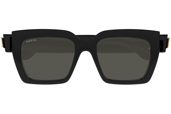 Okulary przeciwsłoneczne Gucci GG1689S 001 Kwadratowe Czarne