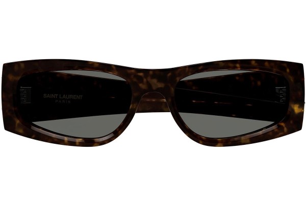 Okulary przeciwsłoneczne Saint Laurent SLM140 003 Owalne Havana