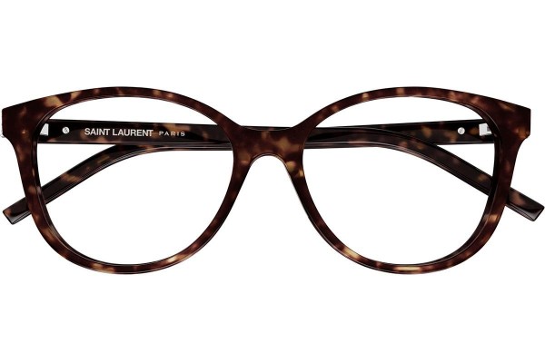 Okulary korekcyjne Saint Laurent SLM112 005 Okrągłe Havana