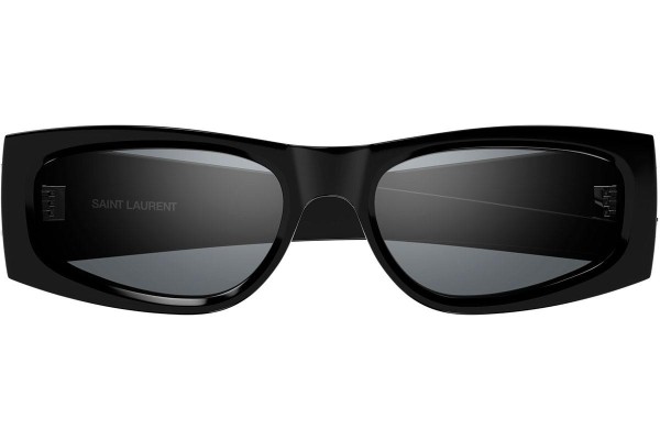 Okulary przeciwsłoneczne Saint Laurent SLM140 002 Owalne Czarne